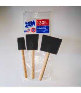 JEN Poly Brush Set of 3: 26mm, 52mm & 76mm