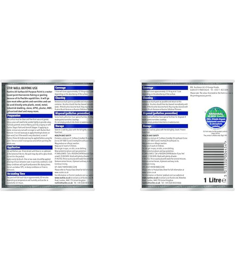 Rustins ASAP Light Grey 1ltr