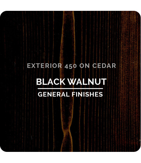 Exterior 450 Wood Stain Black Walnut - 3.785 litre