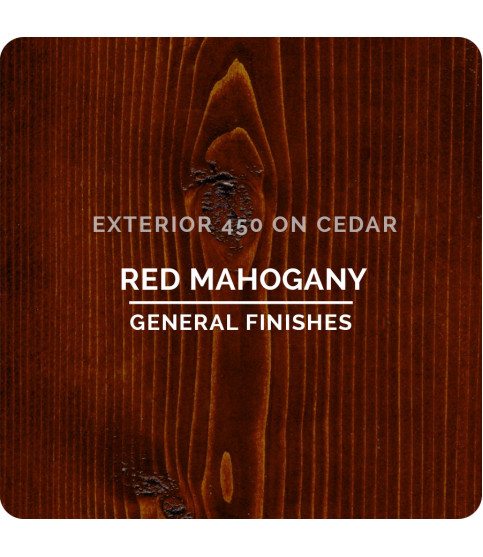 Exterior 450 Wood Stain Red Mahogany - 946ml